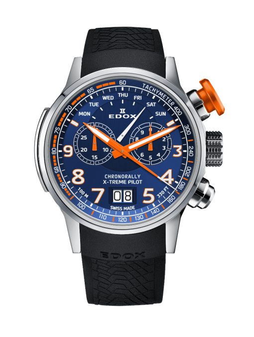 Edox Chronorally Chronograph  38001 TINOCA BUO3