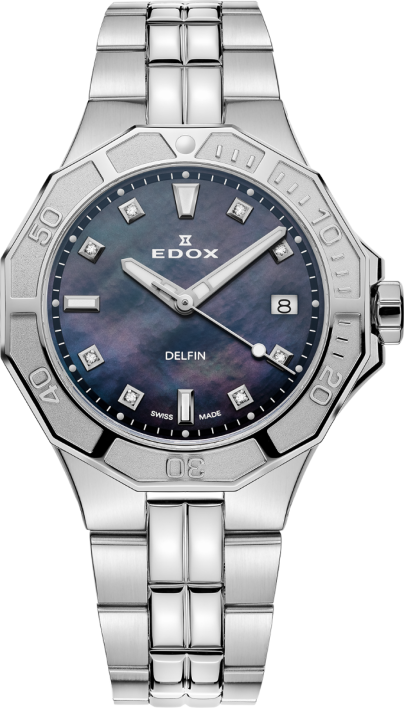 Edox Delfin Diver Date Lady 53020 3M NANND