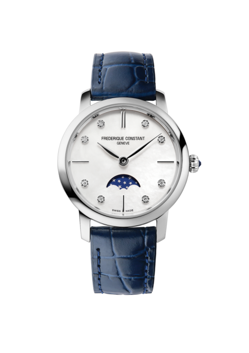 SLIMLINE LADIES MOONPHASE FC-206MPWD1S6