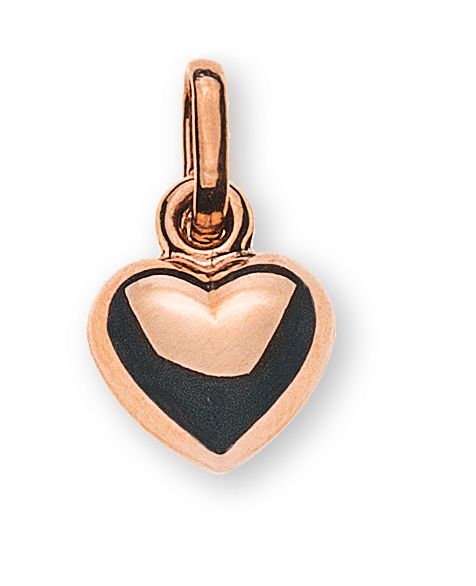 Anhänger Herz Rotgold 750 bombiert ca. 7x7mm AHE3023