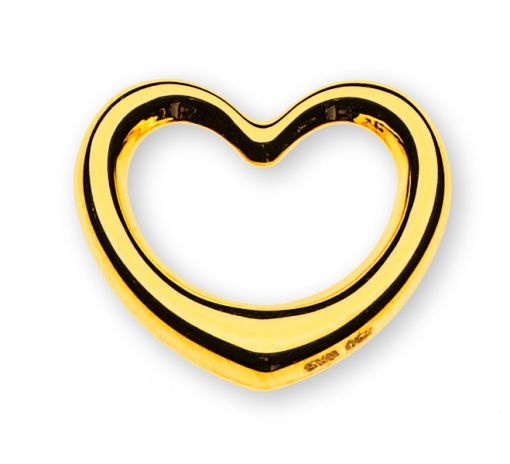 Anhänger 'swinging heart' Gelbgold 750 ca. 14 x13mm AHE1029