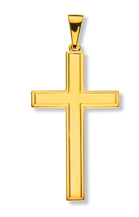 Balken-Kreuz Gelbgold 750  H: 41mm B: 24mm  AKR1026