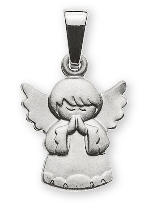 Engel Anhänger Weissgold 750  gesandelt  AME2022