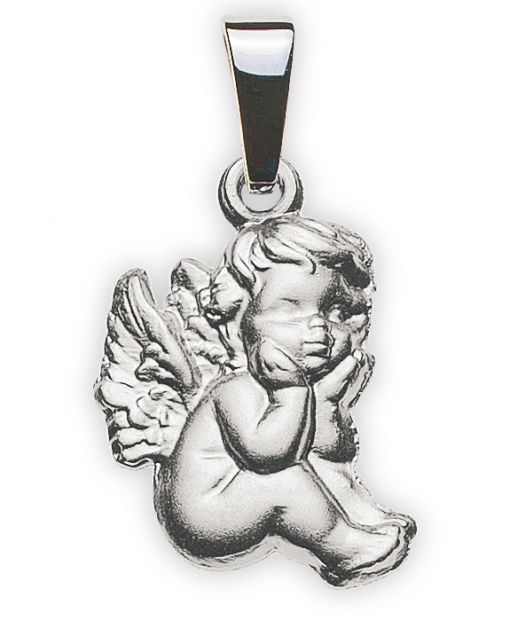 Engel Anhänger Weissgold 750  AME2023