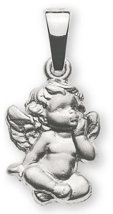 Engel Anhänger Weissgold 750  gesandelt  AME2024