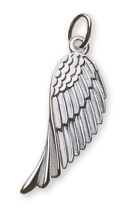 Engelsflügel Anhänger Weissgold750 satiniert/poliert AME2026