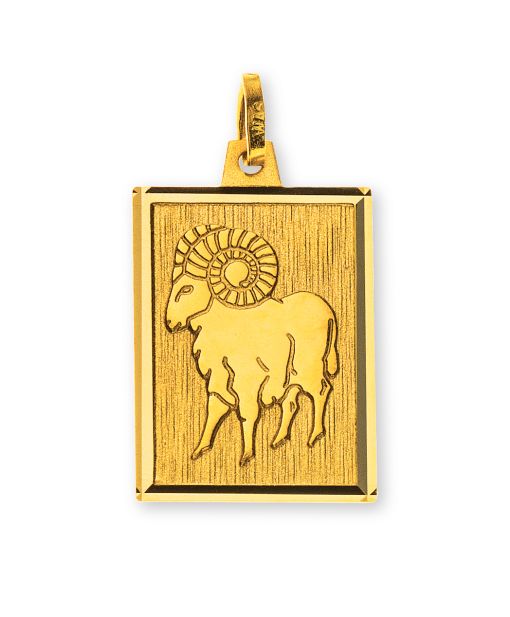 Anhänger Sternzeichen Widder Gelbgold 750 H: 19mm / B: 14mm AST1016