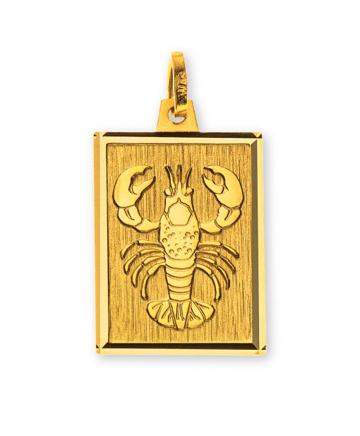 Anhänger Sternzeichen Krebs Gelbgold 750 H: 19mm / B: 14mm AST1019
