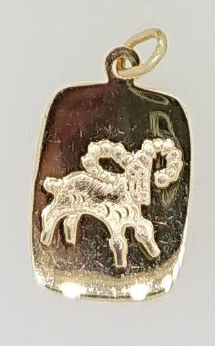 Anhänger Sternzeichen Widder Gelbgold 750 H: 16mm B: 12mm AST1040