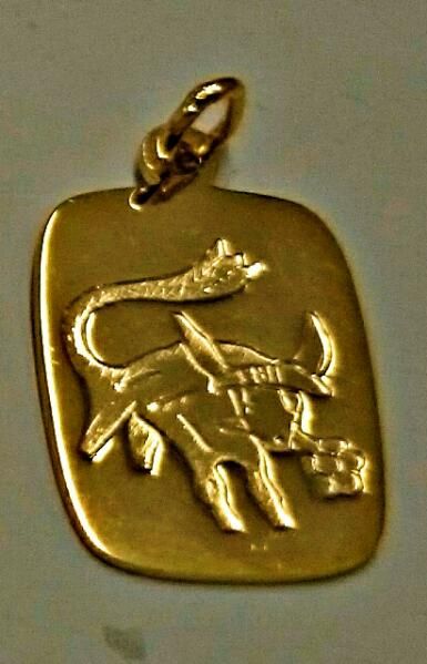 Anhänger Sternzeichen Stier Gelbgold 750 H: 16mm B: 12mm AST1041