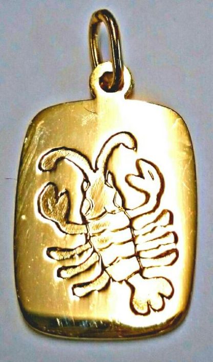 Anhänger Sternzeichen Krebs Gelbgold 750 H: 16mm B: 12mm AST1043