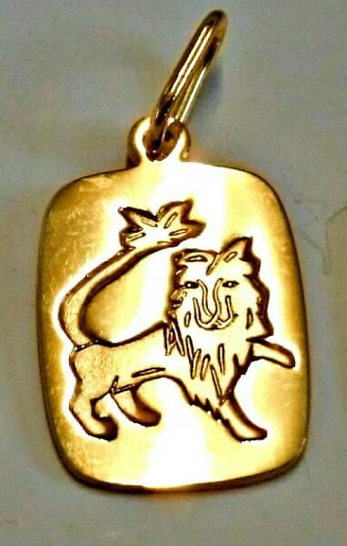 Anhänger Sternzeichen Löwe Gelbgold 750 H: 16mm B: 12mm AST1044