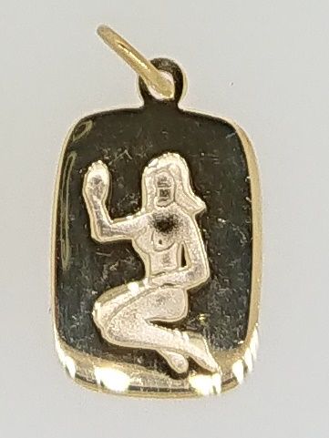 Anhänger Sternzeichen Jungfrau Gelbgold 750 H: 16mm B: 12mm AST1045