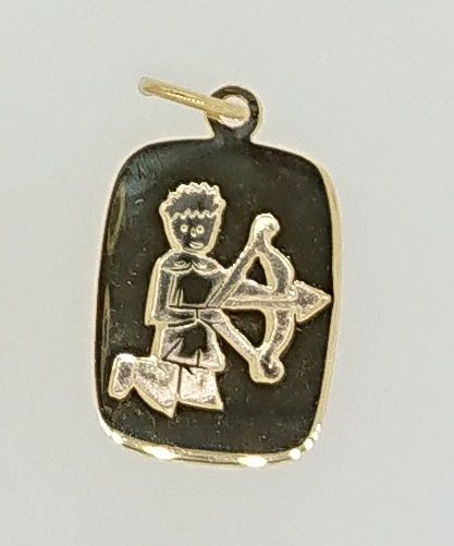Anhänger Sternzeichen Schütze Gelbgold 750 H: 16mm B: 12mm AST1048
