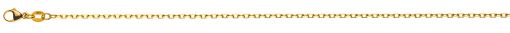 Anker 4-fach geschliffen Gelbgold 750 ca. 1.8mm 40 cm  CAN101240