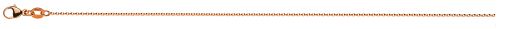 Rundanker Rotgold 750 ca. 1.2mm mit Messerschliff 38 cm  CAN303338