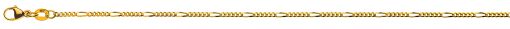Figaro 5+1 Gelbgold 750 ca. 1.8mm 19cm  BFI100119