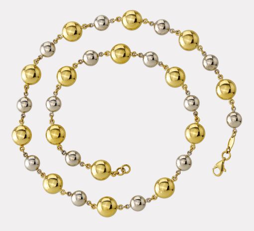 Collier Bicolor (Gelb-/Weissgold) 750 45cm  CGO400645