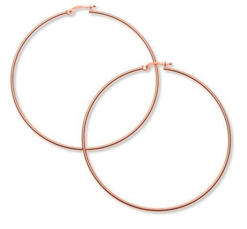 Kreolen Rotgold 750 Runddraht D: 60mm B: 1.5mm OGO3090