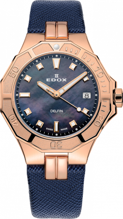 Edox Delfin Diver Date Lady 53020 37RC NANR