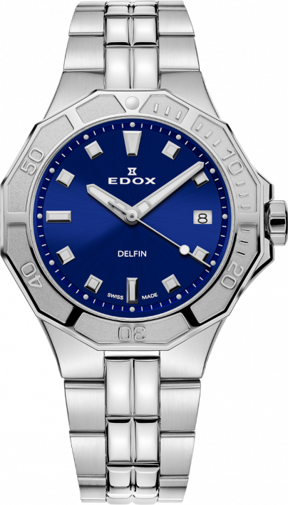 Edox Delfin Diver Date Lady 53020 3M BUN
