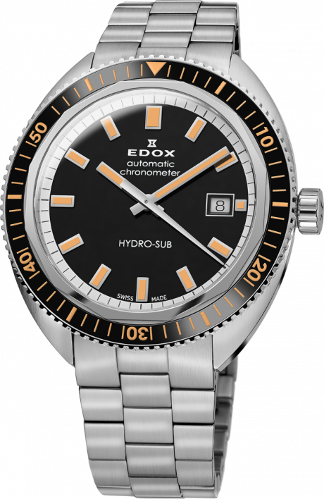 Edox Hydro-Sub Date Automatic Chronometer 80128 3NBM NIB