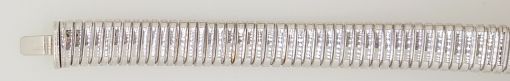 Bracelet Weissgold 750 Handarbeit 12.0mm 19cm  BGO202419