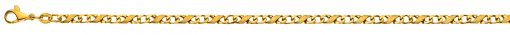 Carrera Armband poliert/satiniert Gelbgold 750 ca. 3,5mm 22cm  BCA100422