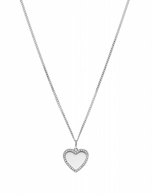 Fossil Be Mine Stainless Steel Pendant Necklace JF03641040